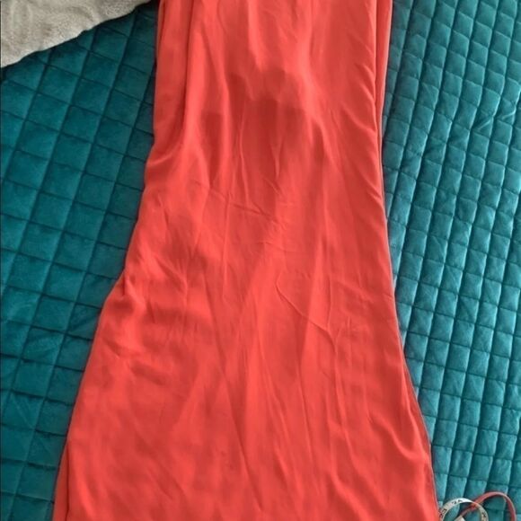 White House Black Market Dress Coral - Picture 4 of 16